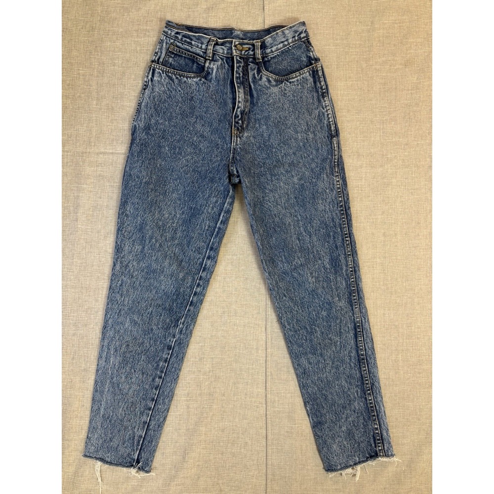 Vintage‎ Rio by Stephen Mardon blue acid wash High Rise Denim Jeans Size 9 27"